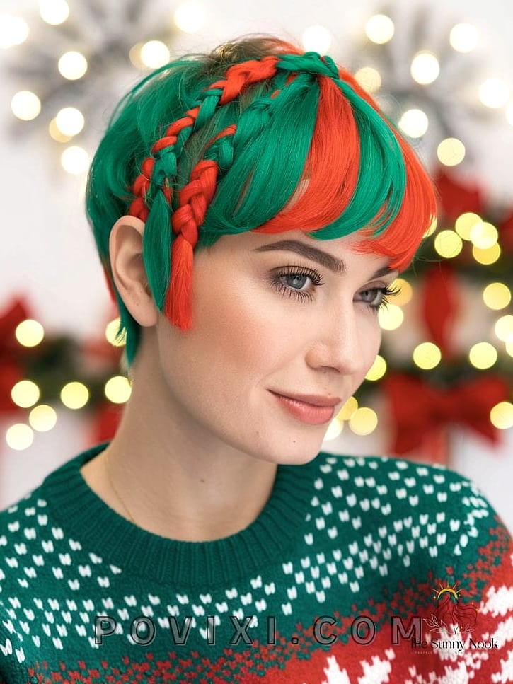 Textured Pixie with Face-Framing Curls