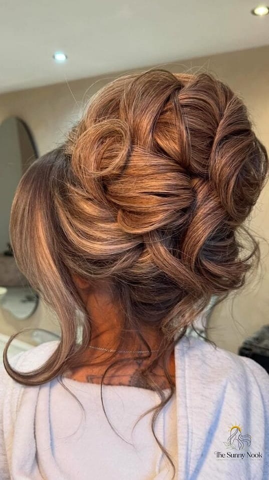 22 Classy Updo Hairstyles That Prove This Trend Is Here to Stay 18 Textured Updo with Twisted Sections