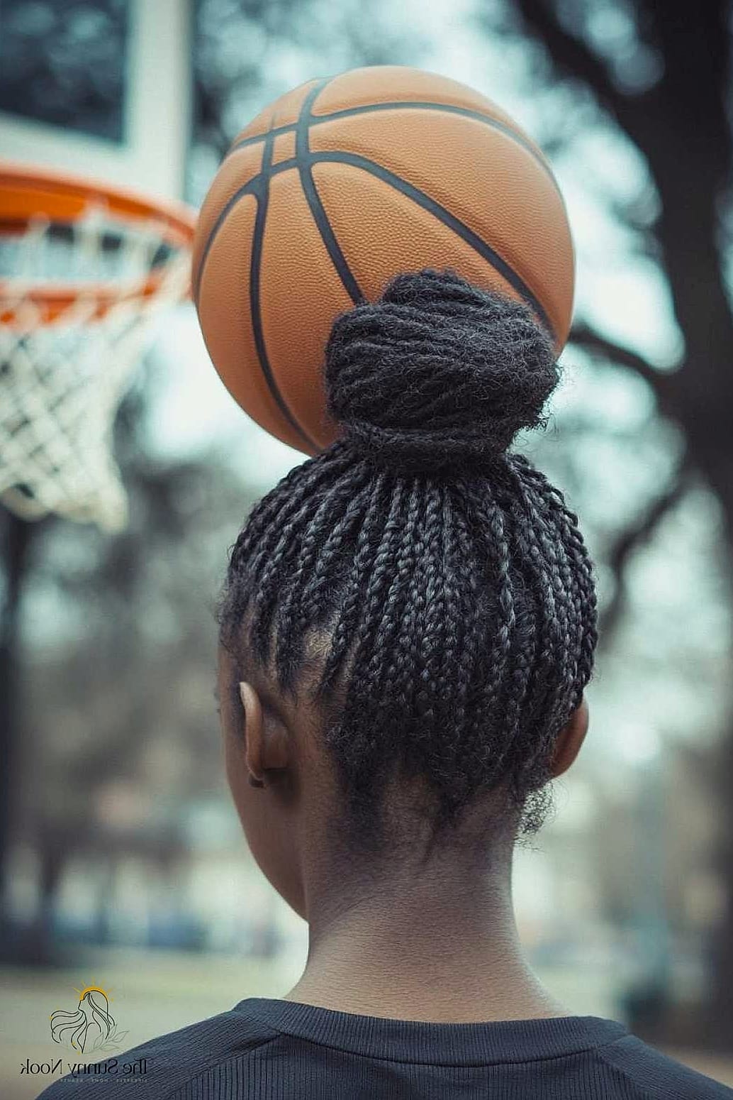 22 Gorgeous Basketball Hairstyles Easy for Every Hair Type 19 Top Knot
