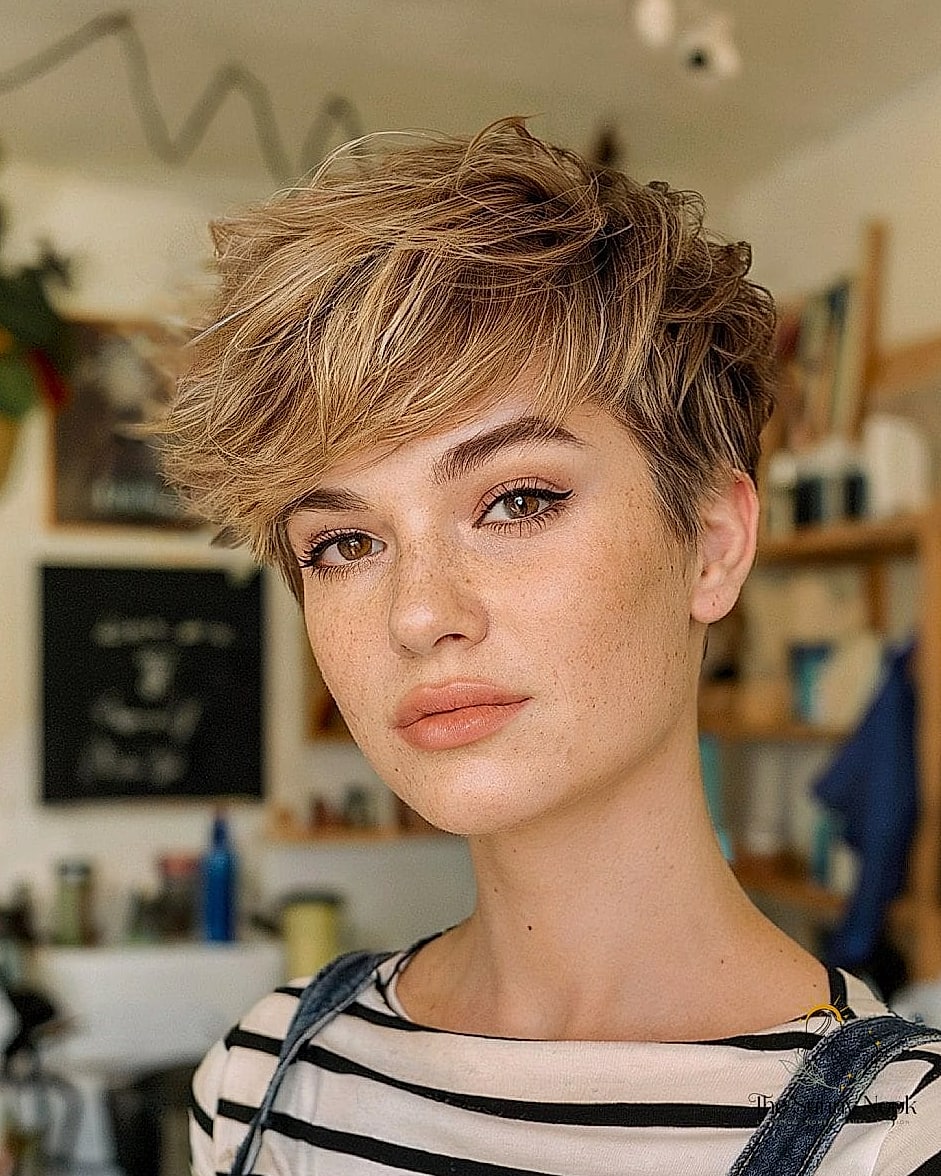 18 Cute Short Hairstyles For Short Hair That Work on Every Hair Length 19 Tousled Pixie Bob