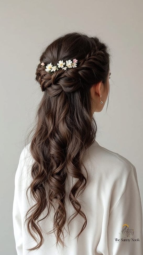 20 Gorgeous First Day Of School Hairstyles for Every Hair Type 8 Twisted Crown Braid