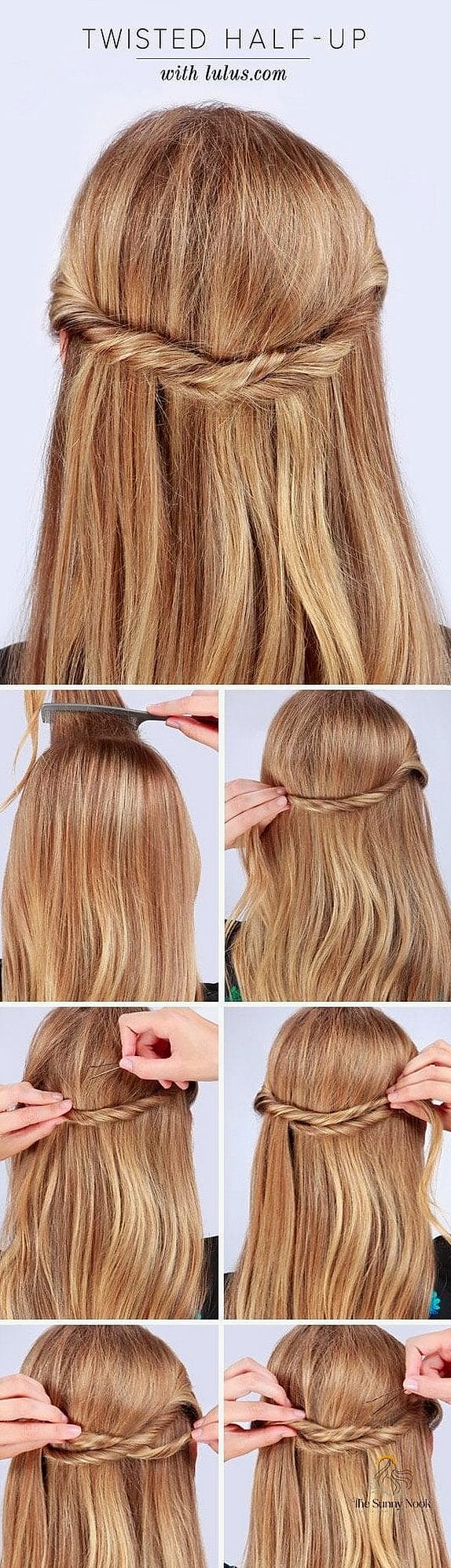 23 Cute Hat Hairstyles That Are Trending on Pinterest This Week 13 Twisted Half-Up With a Beanie