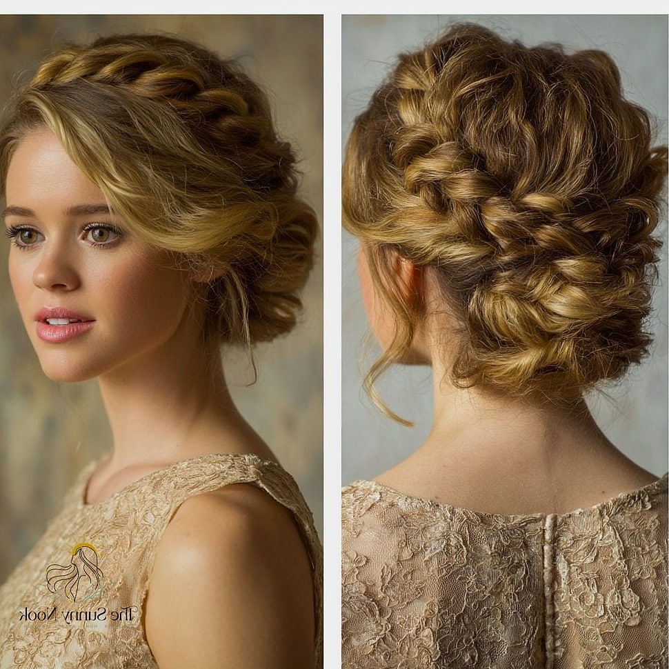 23 Updo Hairstyles For Prom Everyone Is Pinning Right Now 16 Twisted Side Updo