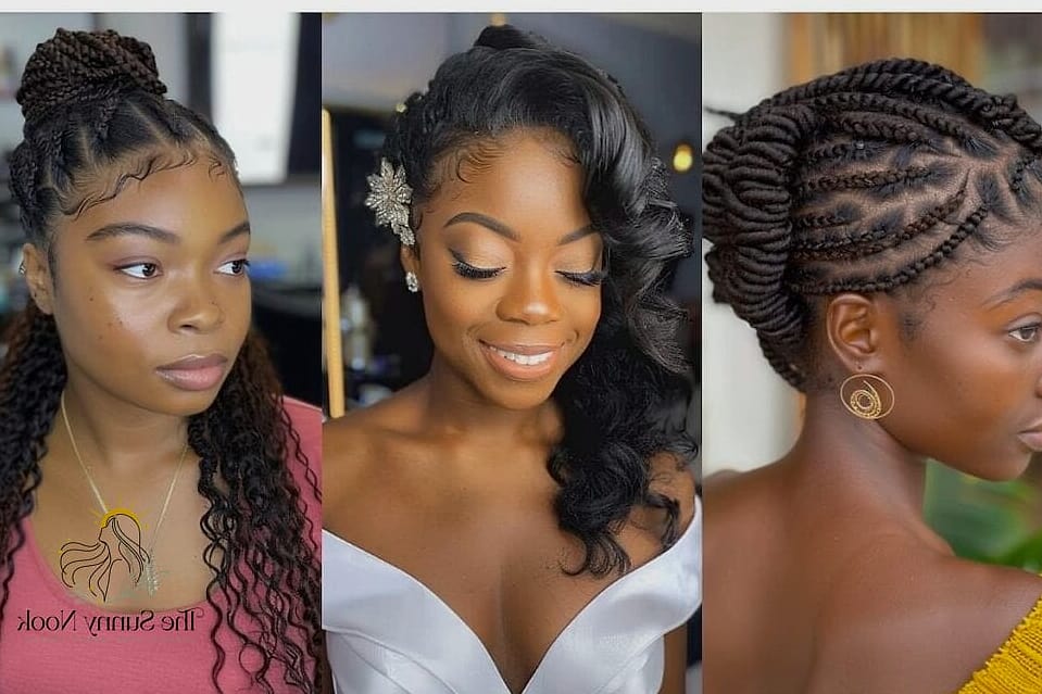 Twist-Out with a Half-Up Crown