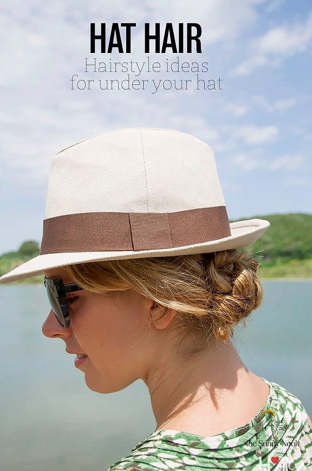 23 Cute Hat Hairstyles That Are Trending on Pinterest This Week 12 Voluminous Blowout Under a Wide Brim Hat