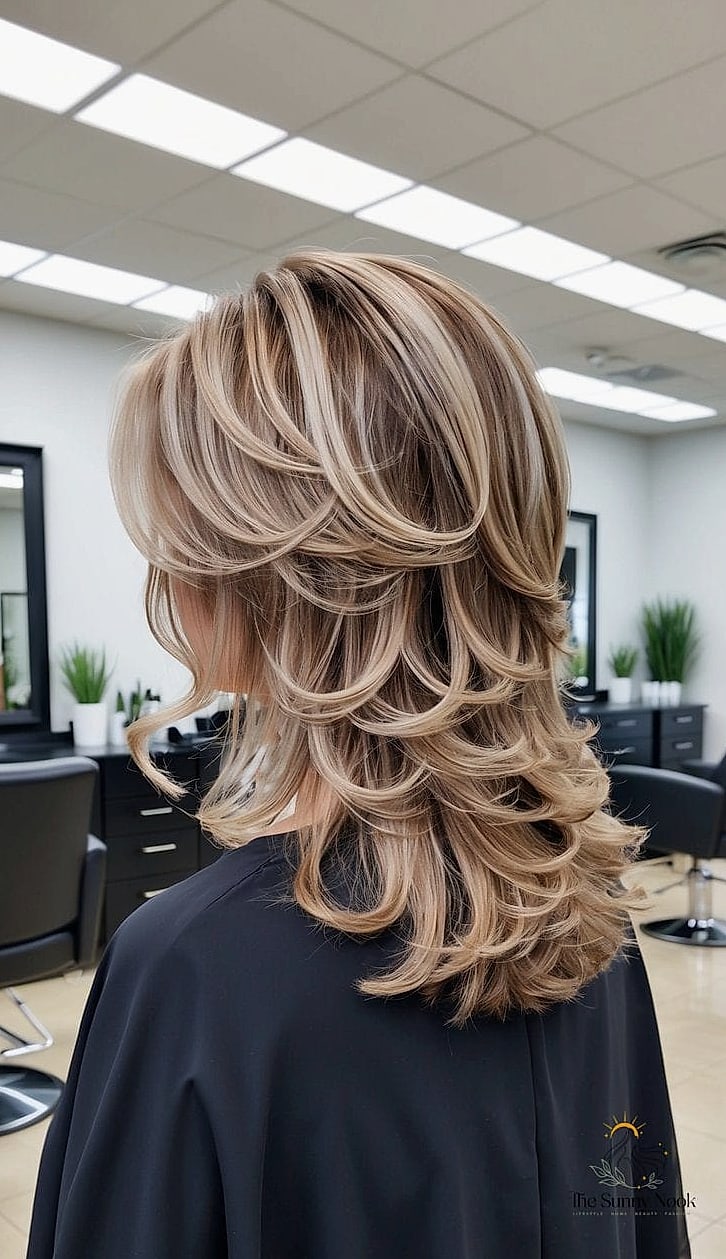 Voluminous Blowout with Tucked-Back Sides