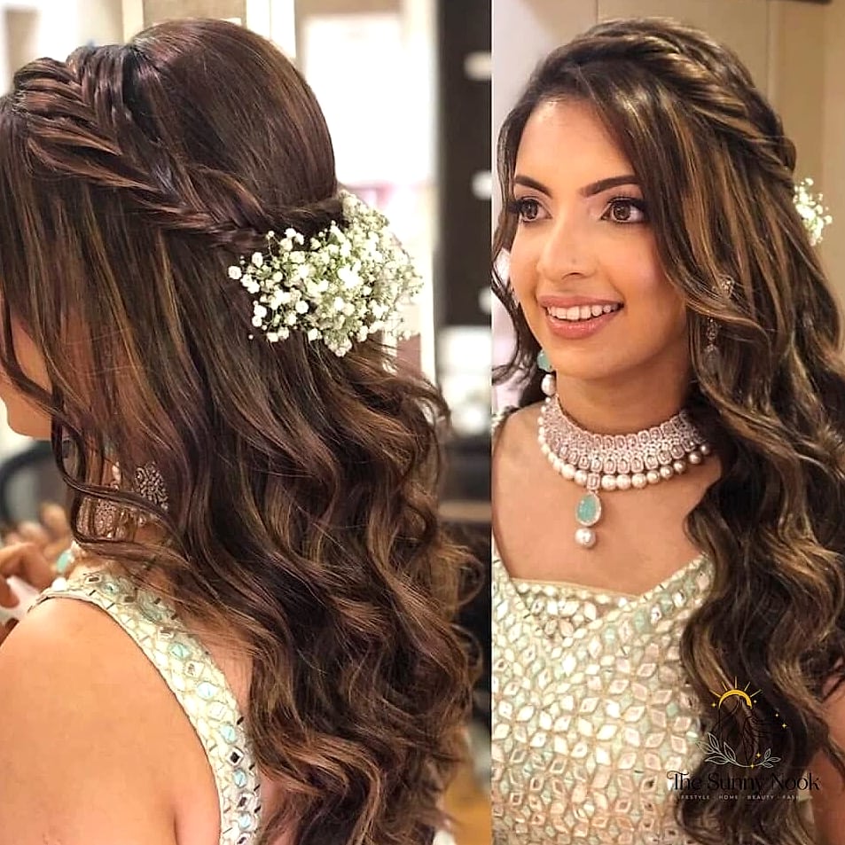 16 Open Hairstyles For Lehenga for When You Need a Fresh Change 7 Voluminous Blowout