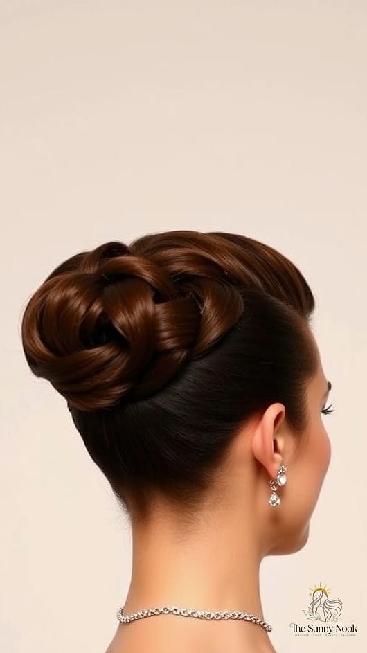 23 Updo Hairstyles For Prom Everyone Is Pinning Right Now 12 Voluminous Pompadour Updo