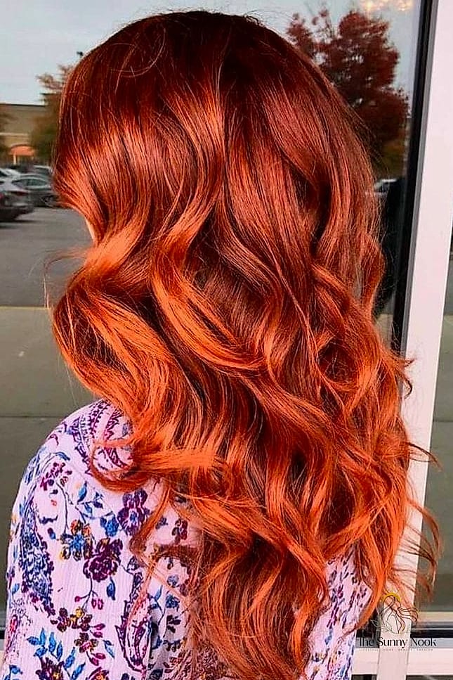 Warm Copper Balayage