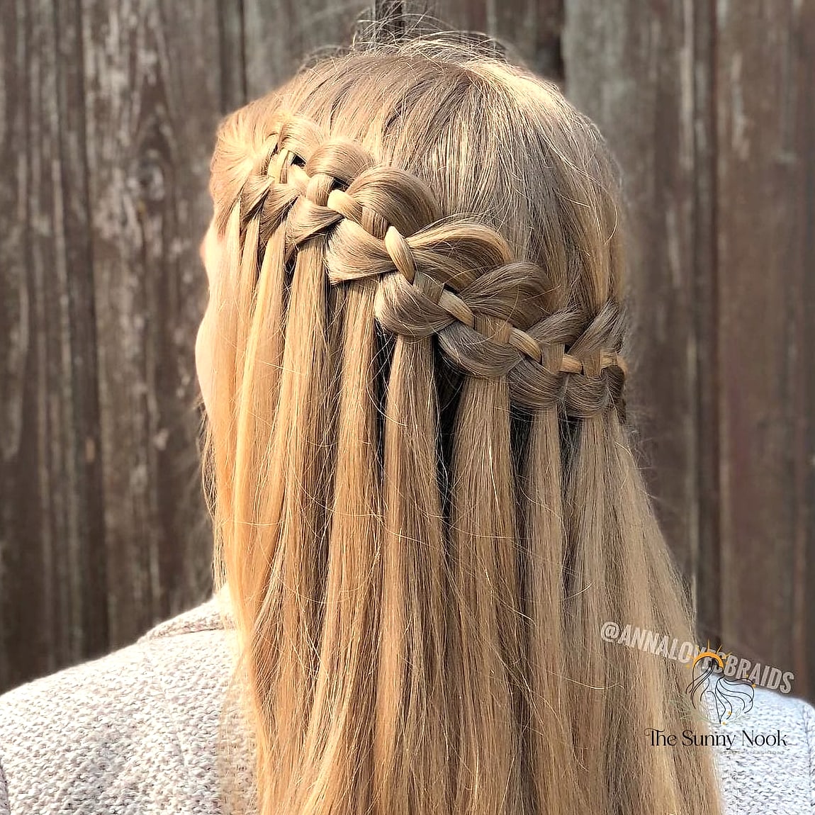 Waterfall Braid Accent