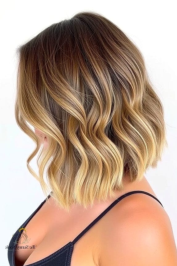 18 Cute Short Hairstyles For Short Hair That Work on Every Hair Length 8 Wavy Lob (Long Bob)