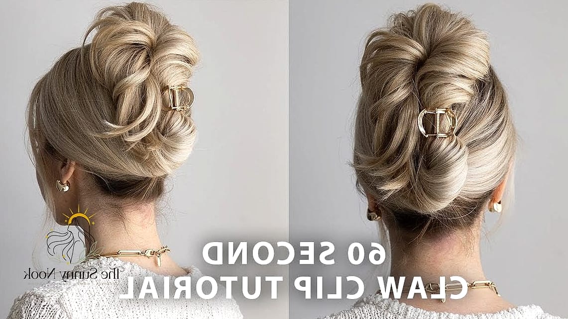 27 Hair Claw Clip Hairstyles That Are Trending on Pinterest This Week 14 Wet-Look Claw Clip Slick Back