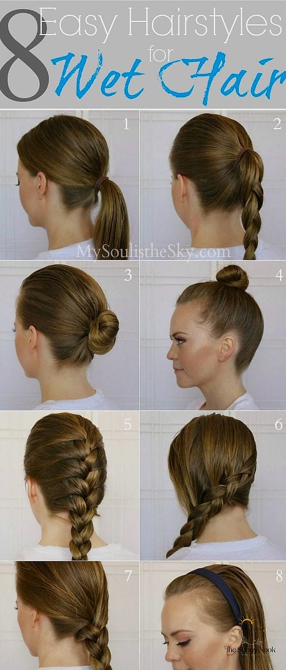 Wet-Look Comb Over