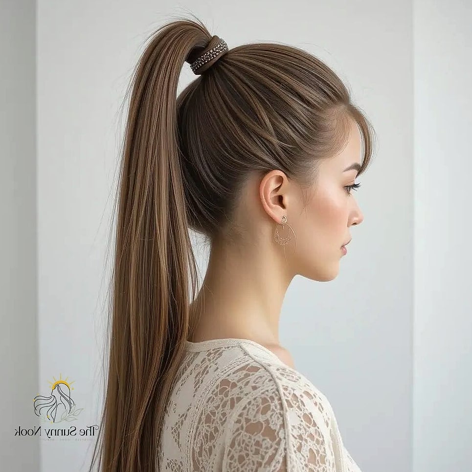17 Gorgeous Short Ponytail Hairstyles Black Women for Every Hair Type 13 The Wrapped Ponytail